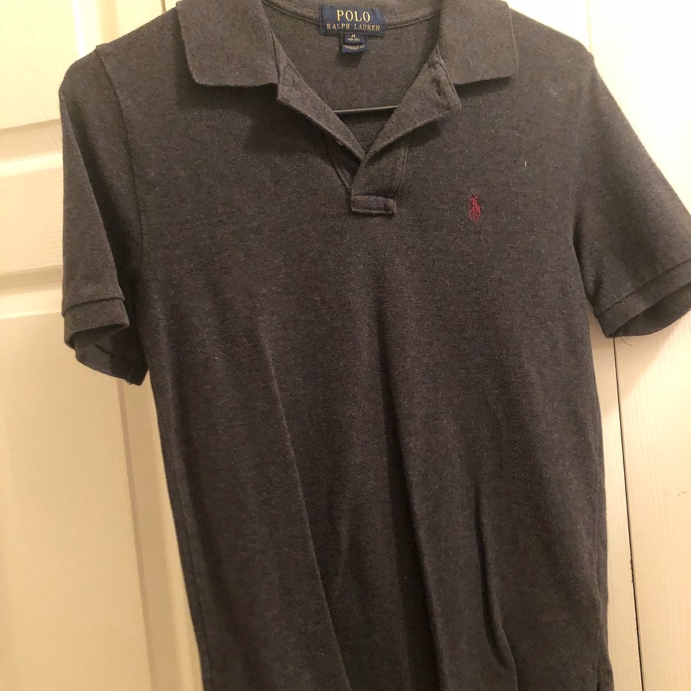 Boys Grey Polo